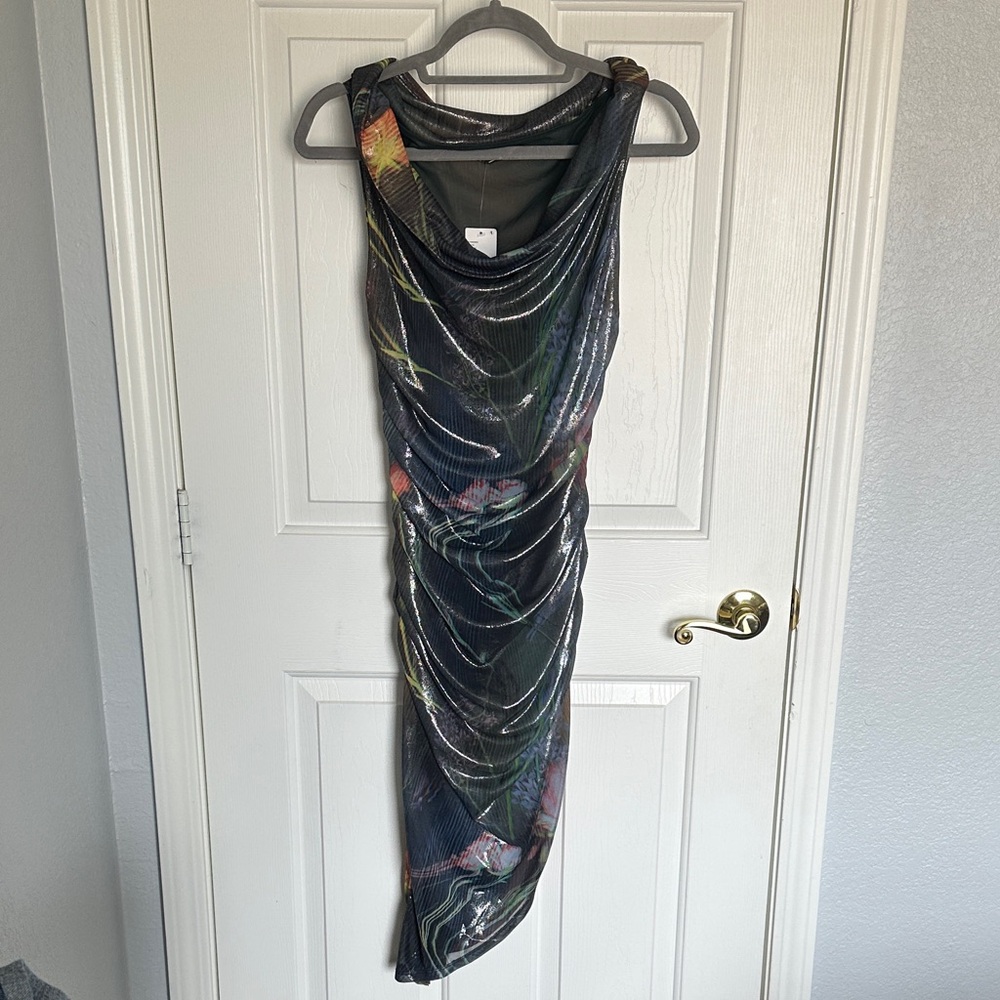 Metallic Multicolor Dress - Picture 3 of 5